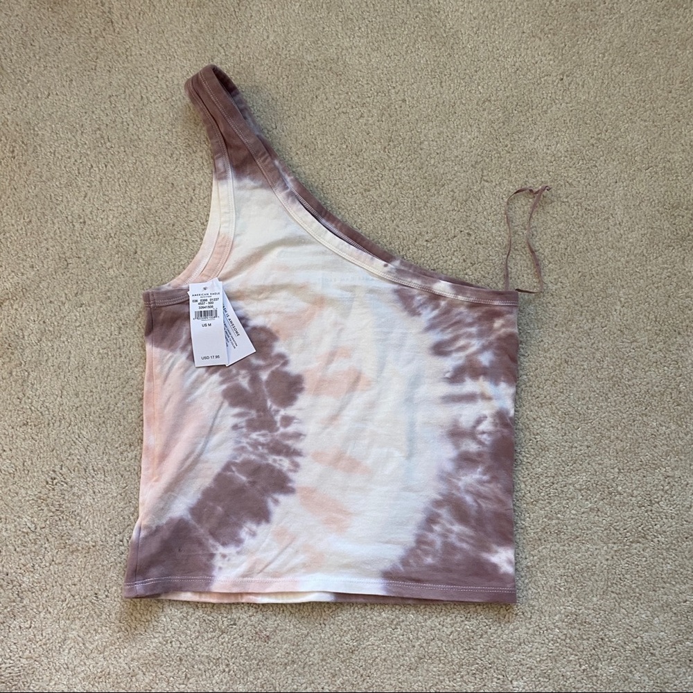 American Eagle tie-dye tank top crop top new with tags size medium